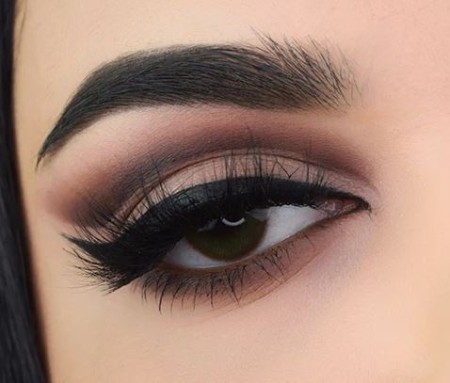 سایه اسموکی برای چشم درشت