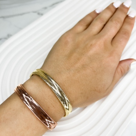 نمونه هایی از مدل های دستبند طلا کشی