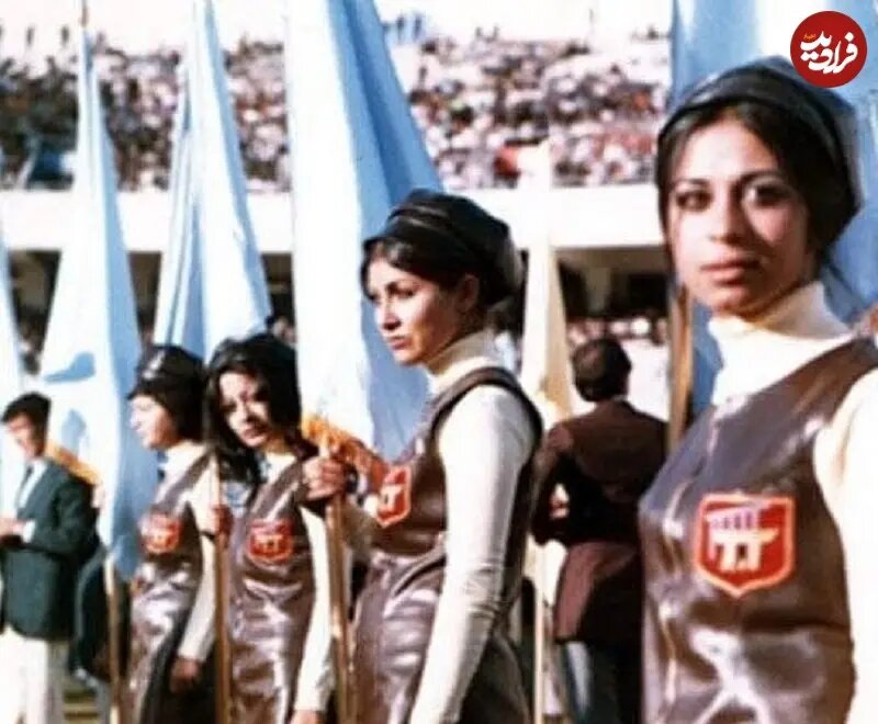 عکس/ فریماه فرجامی در ۲۲ سالگی و در ورزشگاه آزادی؛ سال ۵۶