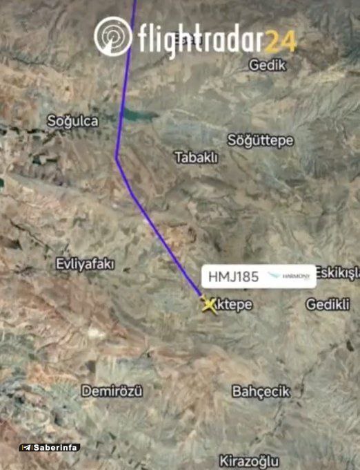 هواپیمای رئیس ستاد مشترک ارتش لیبی در ترکیه گم شد