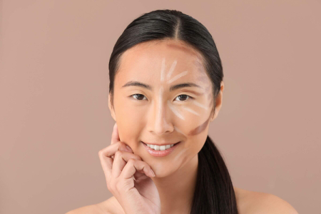 آموزش تصویری کانتورینگ چهره