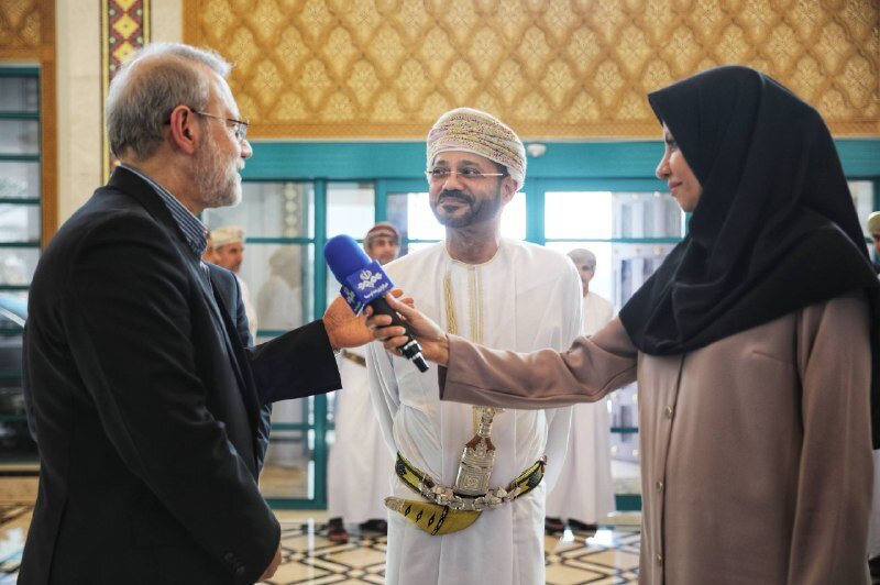 اولین مصاحبه علی لاریجانی با صداوسیما بعد از دیدار با وزیرخارجه عمان + عکس