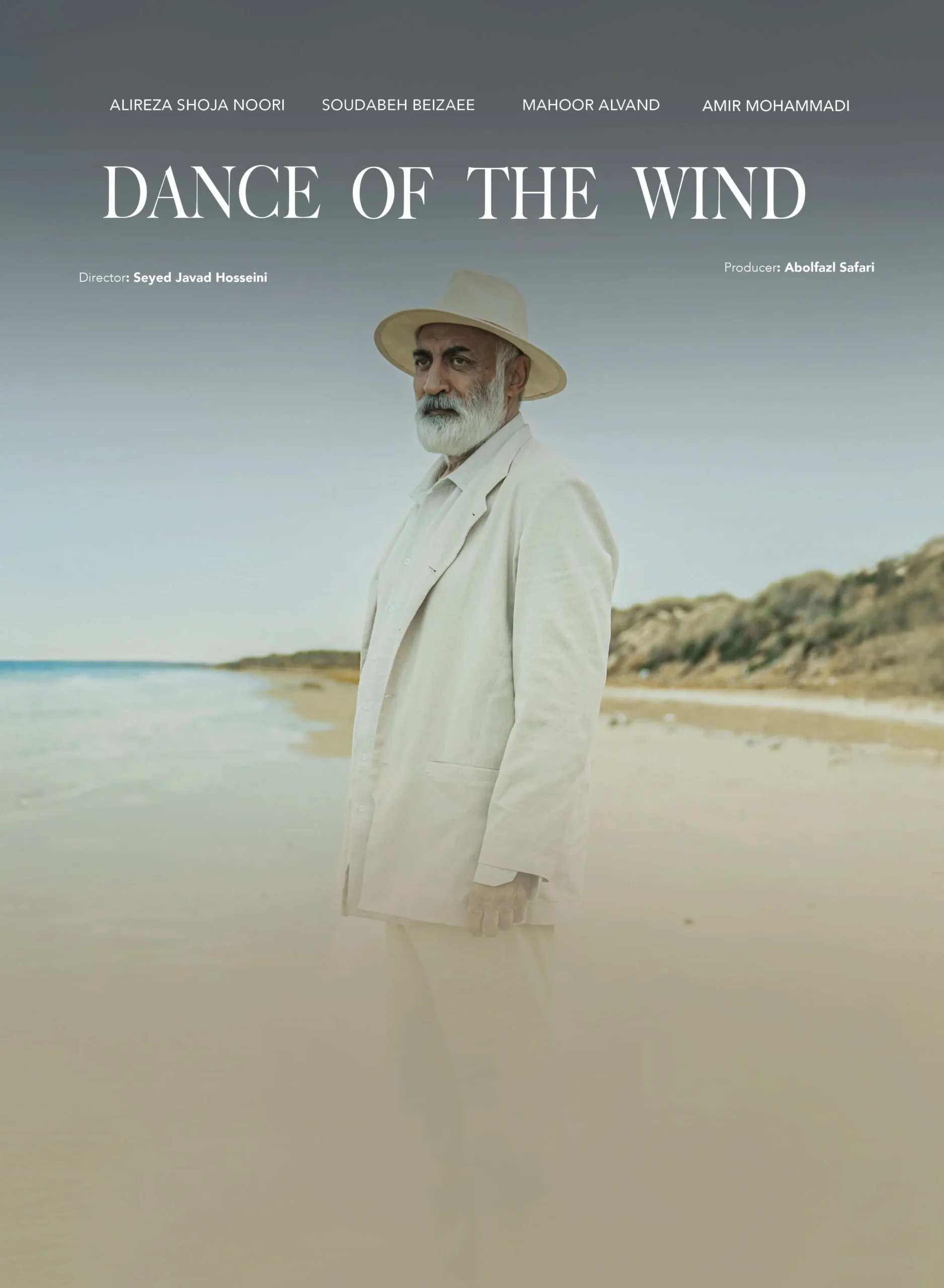 رونمایی از پوسترهای بینالمللی تک پرسوناژ «رقص باد»