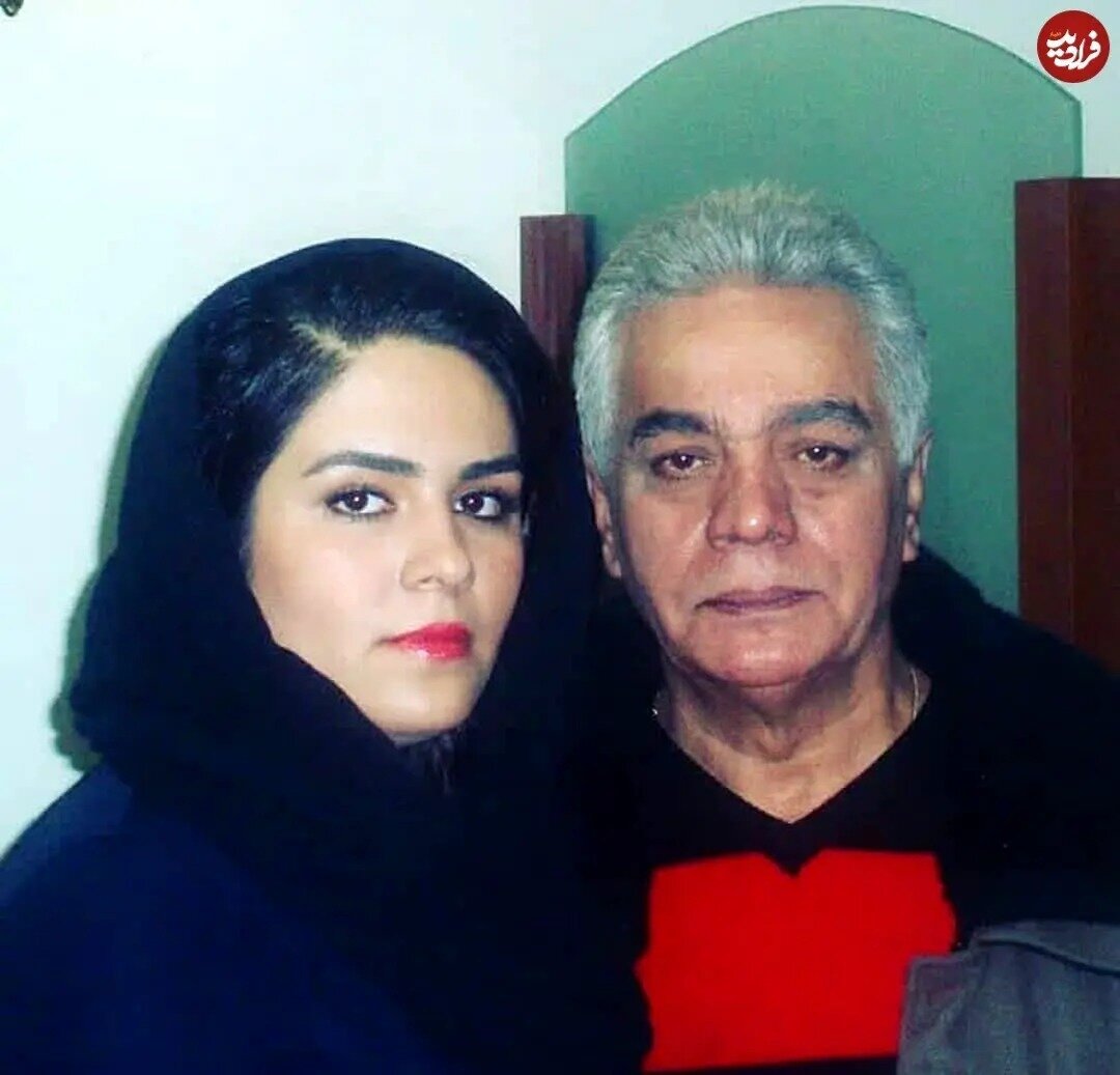 «چنگیز وثوقی» در 71 سالگی و در کنار دخترش غنچه؛ سال 98