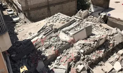 جزئیات ریزش یک ساختمان ۲ طبقه در کوی علوی اهواز