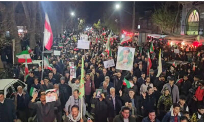 اجتماع شبانه مردم خوی در موج پنجاه و سوم مقاومت ملی