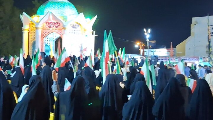 اجتماع شبانه مردمی در گناوه