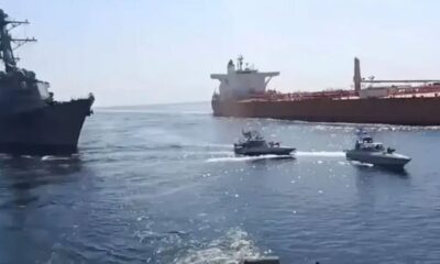 افتخار کردن ترامپ به پیروزی ناوشکن آمریکایی دربرابر کشتی تجاری ایرانی/ ادعایی عجیب درمورد درگیری در تنگه هرمز