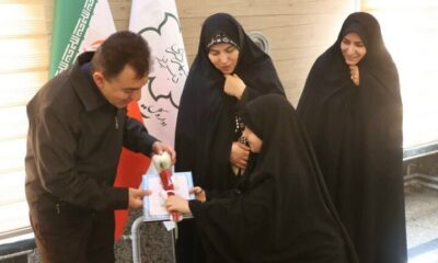 تجلیل از فرزندان دختر شهدای جنگ رمضان در تبریز