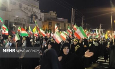 تجمع دختران جان فدای ایران در دهدشت