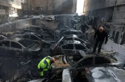 تصاویر آخرالزمانی از حمله امروز اسرائیل به بیروت+ عکس