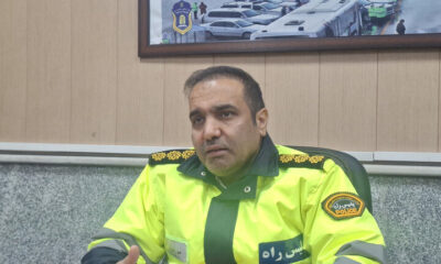 توقیف تریلی ۱۸ چرخ در جاده قزوین - همدان با رانندگی نوجوان ۱۳ ساله