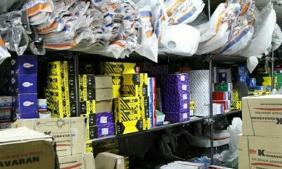 توقیف محموله لوازم یدکی قاچاق در کرمانشاه