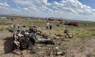 جزئیات تصادف یک تریلی با خودرو حامل اتباع خارجی/ ۹ کشته در پی تصادف تریلی و پژو ۴۰۵ در جاده کرمان