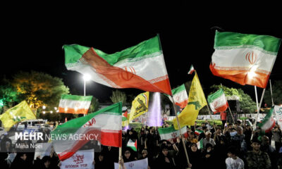 حضور مردم تبریز در چهارراه آبرسان و میدان ساعت