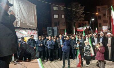 حماسه آفرینی مردم دیار گروس در میدان شهید رحمانی 