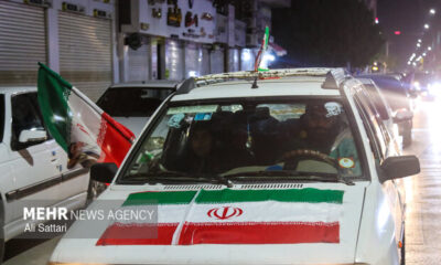 رژه خودریی مردم تبریز