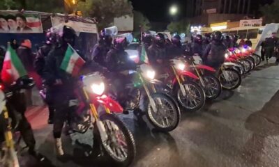 رژه موتوری بسیجیان در قوچان