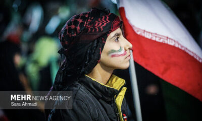 شکوه و اقتدار ملی مردم مشهد در پنجاه و یکمین شب در خیابان ها