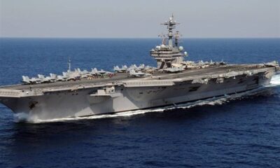 فوری / بزرگ‌ترین ناو هواپیمابر جهان به خاورمیانه رسید