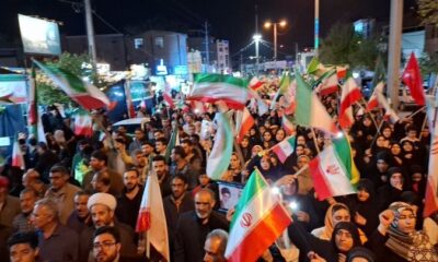 موج حضور باشکوه مردم ولایتمدار نکا در میدان