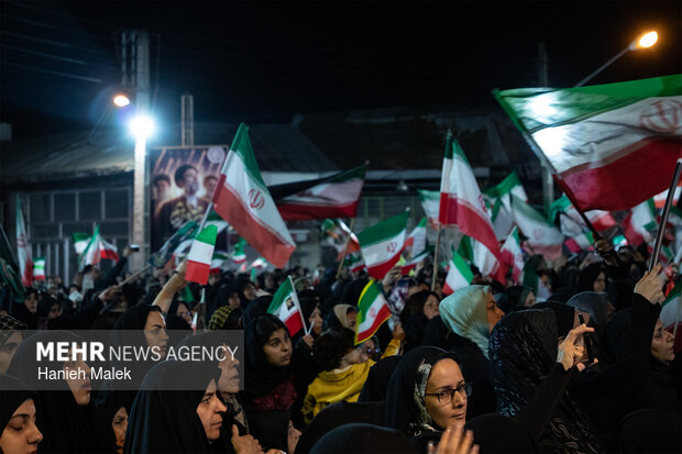 موج پنجاه‌ و هشتم حضور مردم گالیکش در شب‌های اتحاد و همدلی