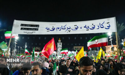 پنجاه و هشتمین قرار شبانه مردم رشت در دفاع از وطن