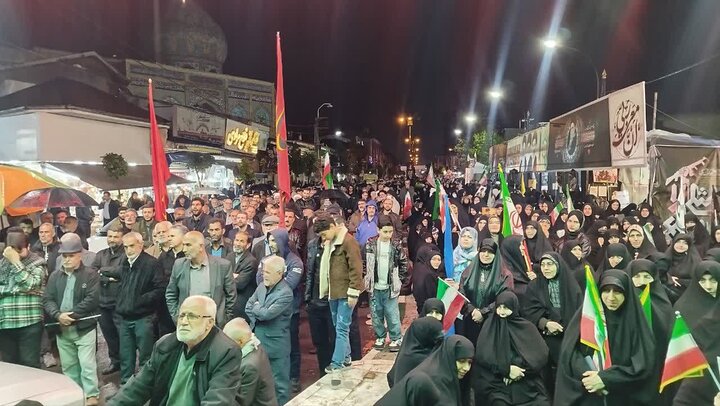 گزارش میدانی خبرنگار مهر از قرار شبانه مردم آستانه اشرفیه