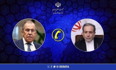 گفتگوی تلفنی وزرای امور خارجه جمهوری اسلامی ایران و روسیه