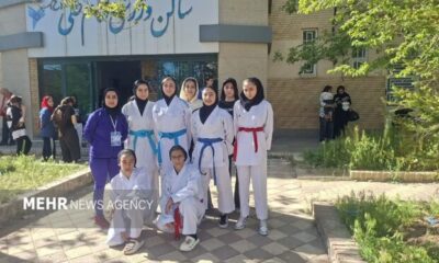 اعزام بانوان کاراته‌کای شاهرودی به لیگ کاراته وان کشور