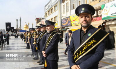 برپایی دسته عزای خادمان حرم بانوی کرامت در سالروز شهادت امام جواد(ع)
