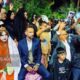 برگزاری مراسم عقد زوج مارگونی در تجمع شبانه
