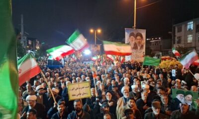 بیعت دوباره آوجی‌ها با رهبر انقلاب در اجتماع شبانه