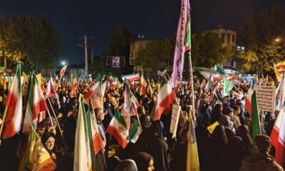 حضور پرشور مردم فامنین لبیک‌گویان در خیابان‌ها