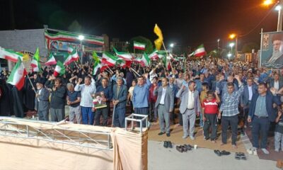رجز خوانی مداح چرامی در هشتاد و سومین شب تجمع