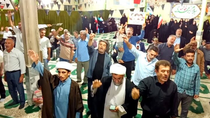 طنین فریاد «الله اکبر» در شهر ارداق