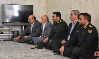 مسئولان لرستان با خانواده شهید «مرتضی بهرامی» دیدار کردند