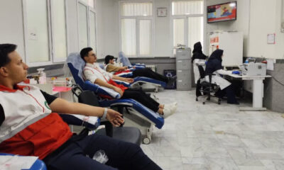 پویش «حمایت ماندگار»؛ داوطلبان هلال‌احمر یزد خون اهدا کردند