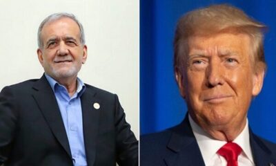 کنایه پزشکیان به ترامپ + تصویر