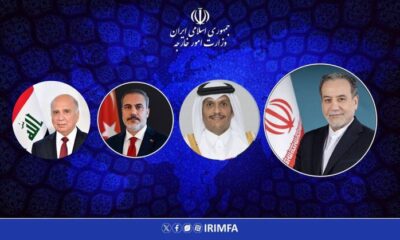 گفتگوی تلفنی عراقچی با همتایان ترکیه ای، قطری و عراقی