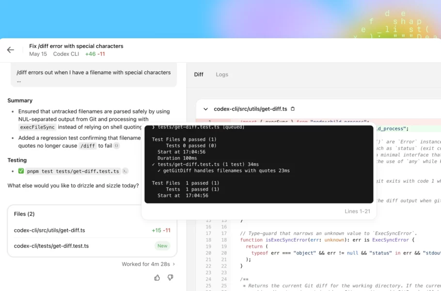 OpenAI ایجنت کدنویسی Codex را به مدل هوش مصنوعی GPT-5 مجهز کرد