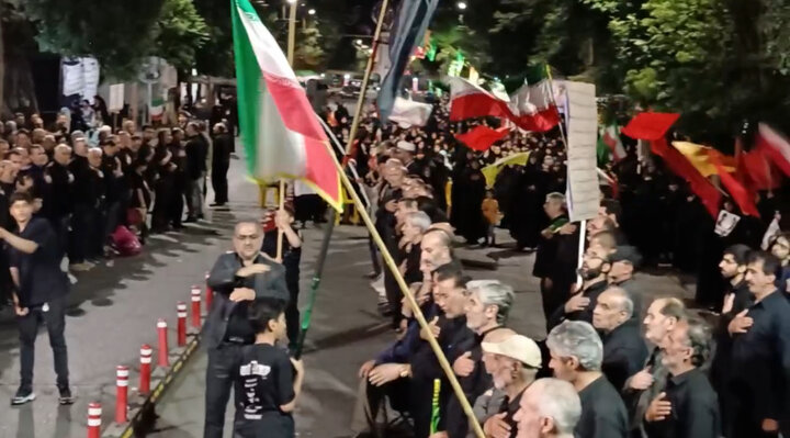 اسفرورین در یکصد و چهاردهمین شب تجمعات مردمی؛ جلوه‌ای از شور حسینی
