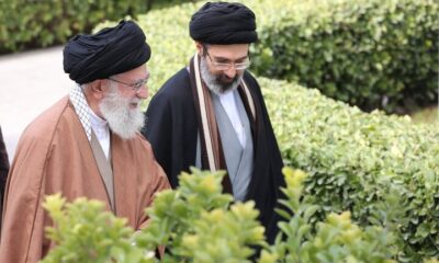 انتشار تصویر ویژه از رهبر انقلاب در کنار امام شهید به مناسبت عید غدیر