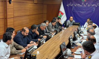 تأکید بر ارتقای ایمنی و آمادگی تابستانه محورهای قزوین در جلسه مشترک راهداری و پلیس راه