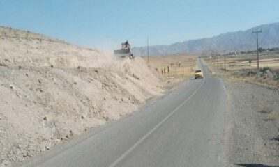 حذف یکی از نقاط حادثه‌خیز محور روستایی پطرو زاوه با اجرای عملیات ترانشه‌برداری