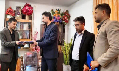 دیدار مدیرکل راه و شهرسازی جنوب کرمان با رئیس دادگستری منوجان به مناسبت هفته قوه قضاییه