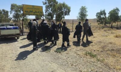 ورودی پارک ملی قطرویه پاکسازی شد
