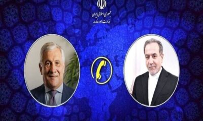 گفتگوی تلفنی وزرای امور خارجه ایران و ایتالیا