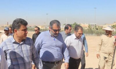 ️بازدید مدیرکل راهداری و حمل‌ و نقل جاده‌ای استان کرمانشاه از پروژه‌های عمرانی پایانه مرزی خسروی
