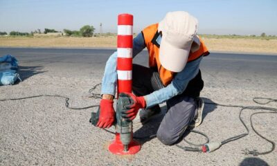 نصب بیش از ۱۴ هزار بازتاب ایمنی در محورهای مواصلاتی خوزستان